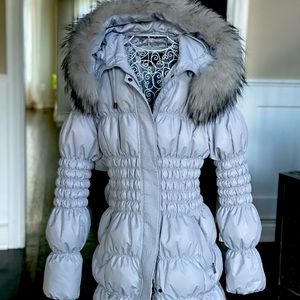 NEW Women’s Designer Down Filled Hooded Coat